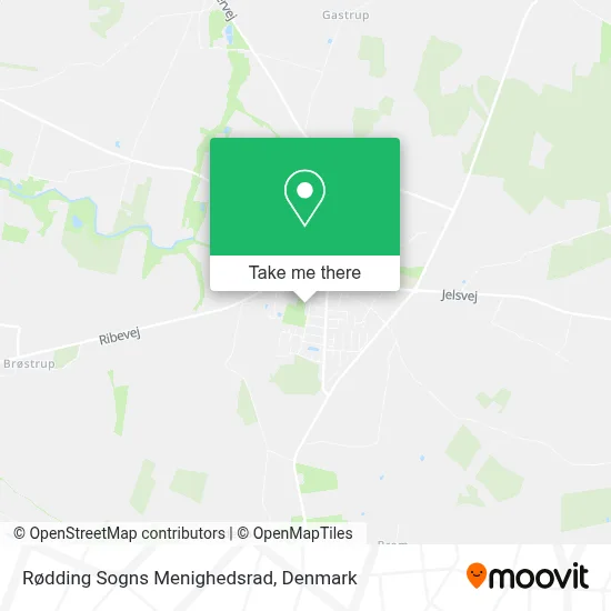 Rødding Sogns Menighedsrad map