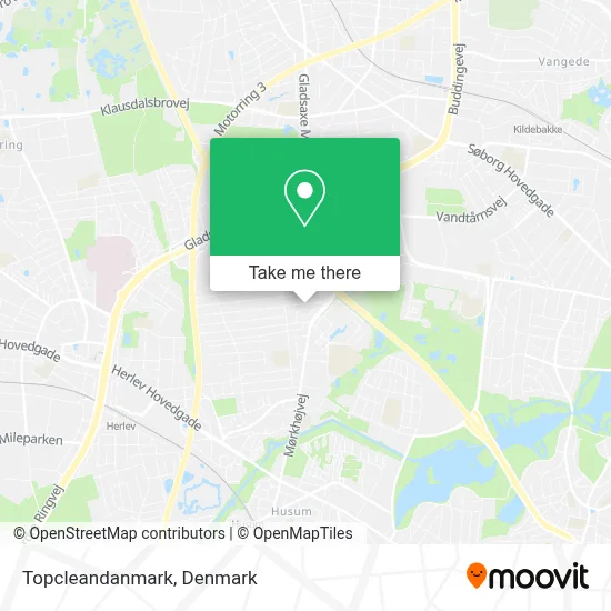 Topcleandanmark map