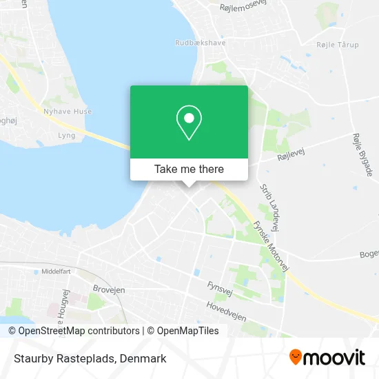 Staurby Rasteplads map