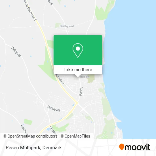 Resen Multipark map