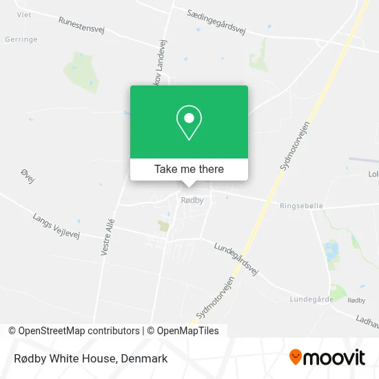 Rødby White House map