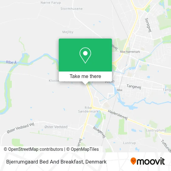 Bjerrumgaard Bed And Breakfast map