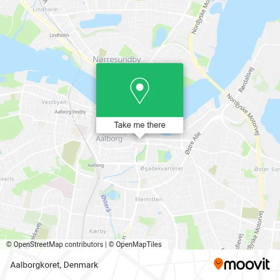 Aalborgkoret map