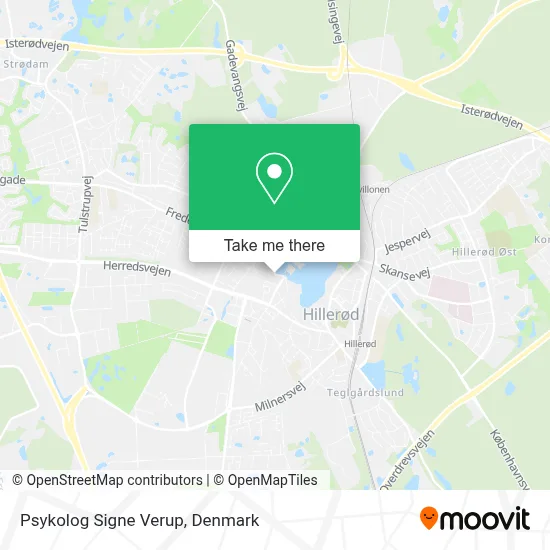 Psykolog Signe Verup map
