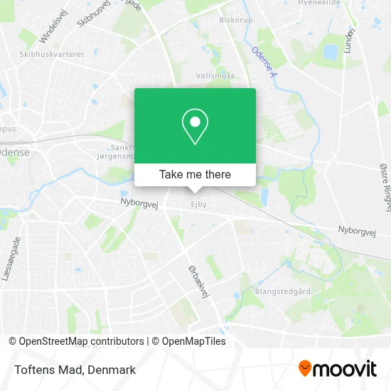 Toftens Mad map