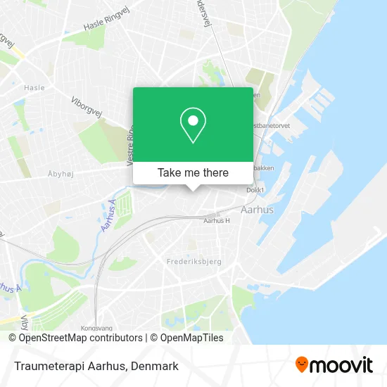 Traumeterapi Aarhus map