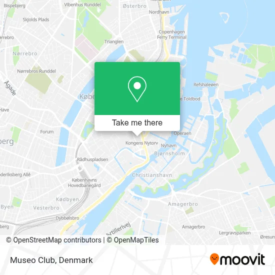 Museo Club map