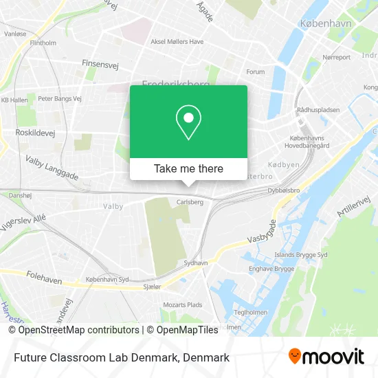 Future Classroom Lab Denmark map