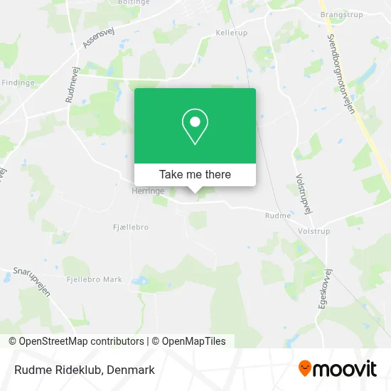 Rudme Rideklub map