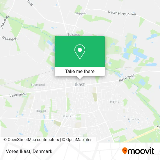 Vores Ikast map