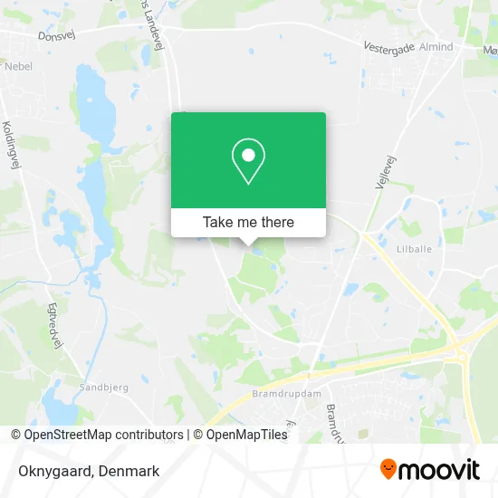 Oknygaard map