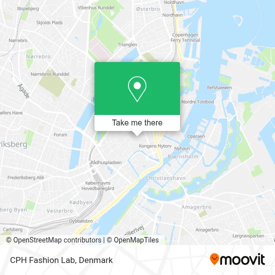 CPH Fashion Lab map