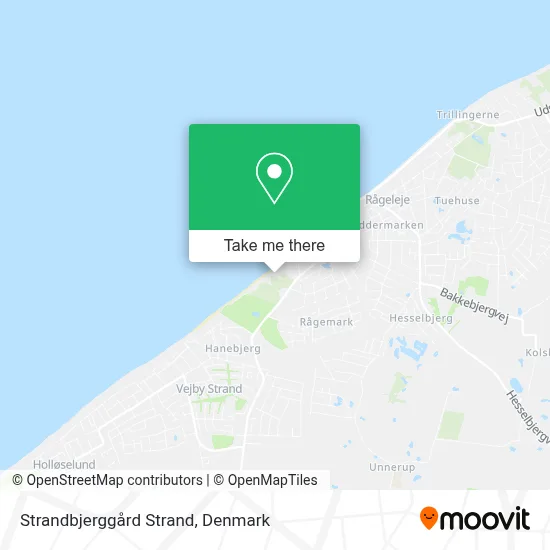 Strandbjerggård Strand map