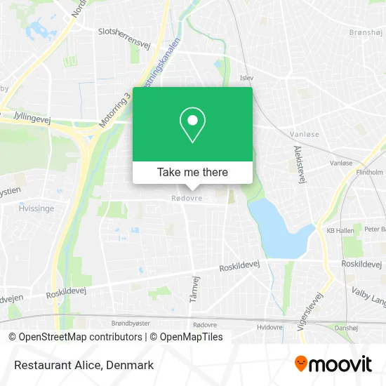 Restaurant Alice map