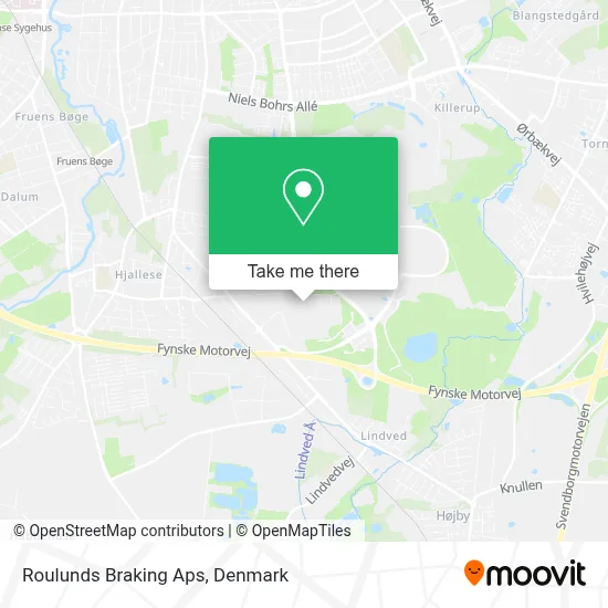 Roulunds Braking Aps map