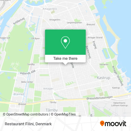 Restaurant Filini map