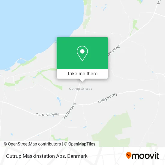 Outrup Maskinstation Aps map