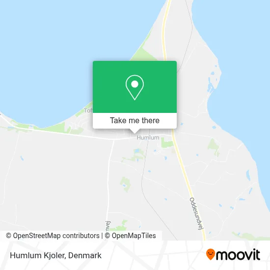 Humlum Kjoler map