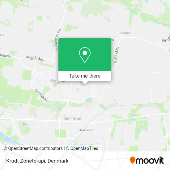 Krudt Zoneterapi map