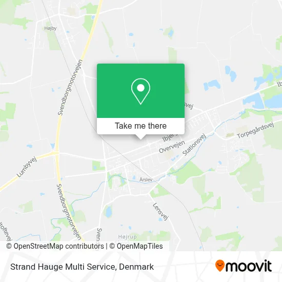 Strand Hauge Multi Service map