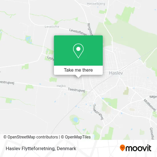 Haslev Flytteforretning map