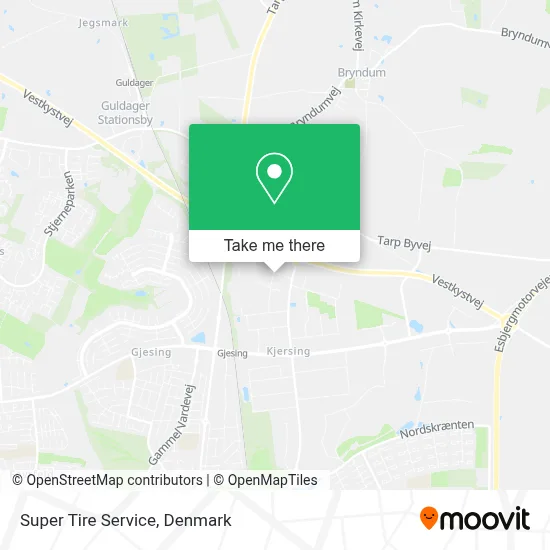 Super Tire Service map