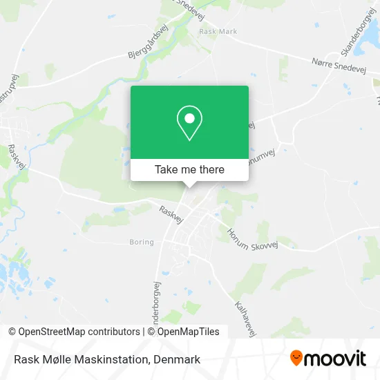 Rask Mølle Maskinstation map