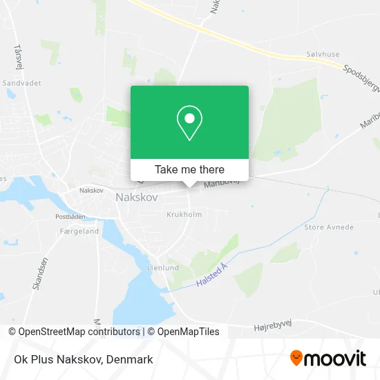 Ok Plus Nakskov map