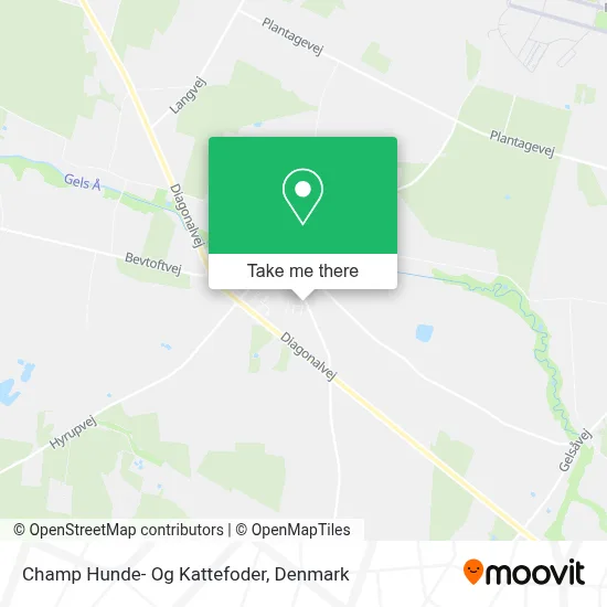 Champ Hunde- Og Kattefoder map