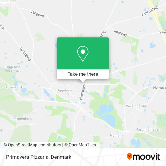 Primavera Pizzaria map