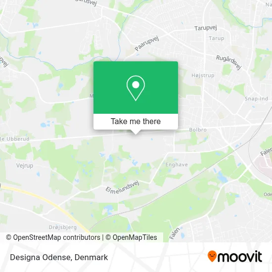 Designa Odense map