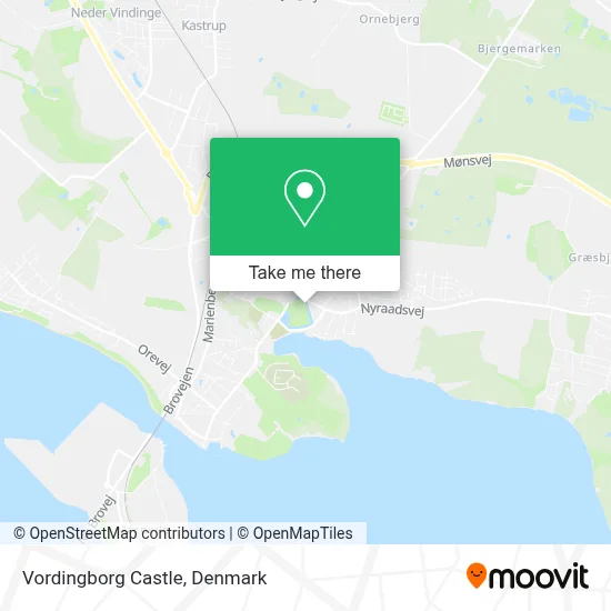 Vordingborg Castle map