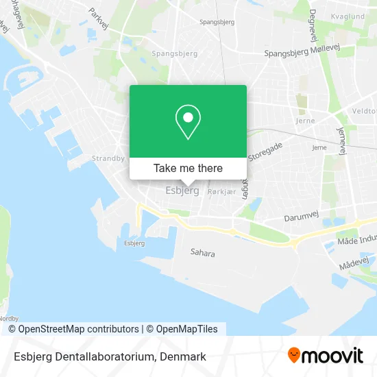 Esbjerg Dentallaboratorium map