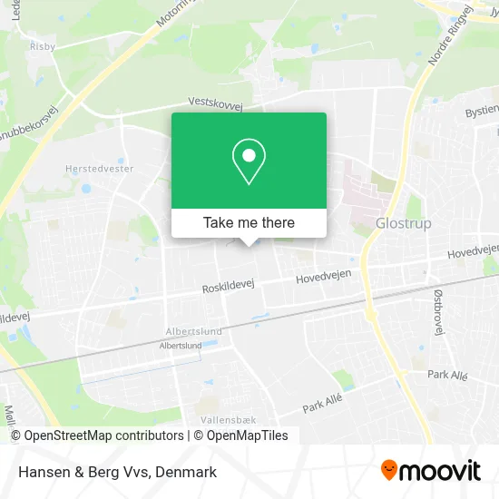Hansen & Berg Vvs map