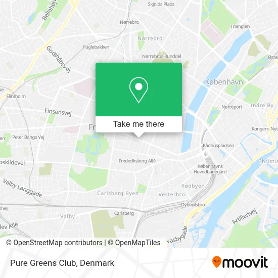 Pure Greens Club map