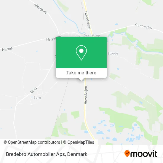 Bredebro Automobiler Aps map