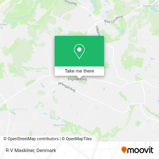 R V Maskiner map