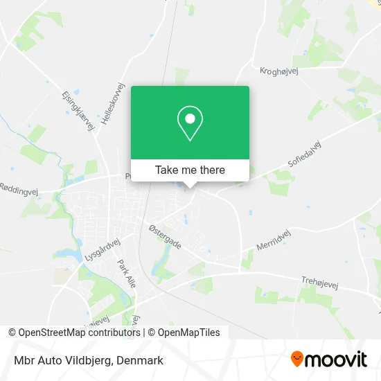 Mbr Auto Vildbjerg map