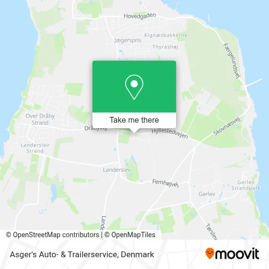 Asger's Auto- & Trailerservice map