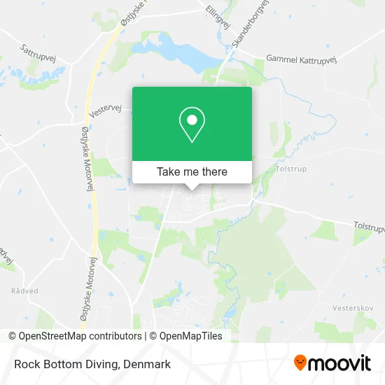Rock Bottom Diving map