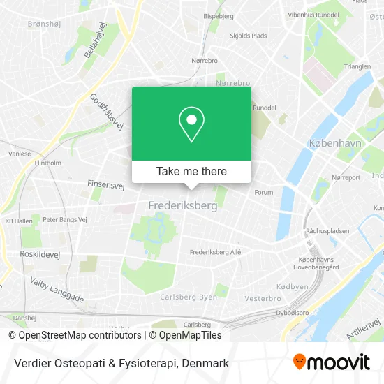 Verdier Osteopati & Fysioterapi map