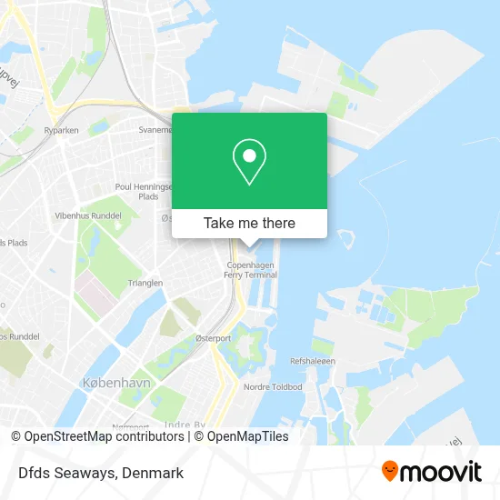 Dfds Seaways map