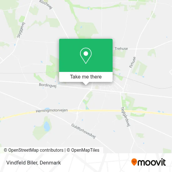 Vindfeld Biler map