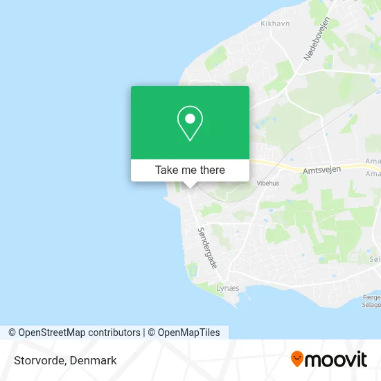 Storvorde map