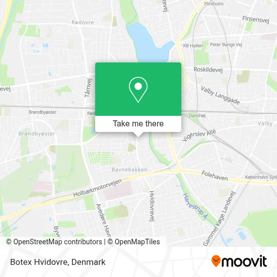 Botex Hvidovre map