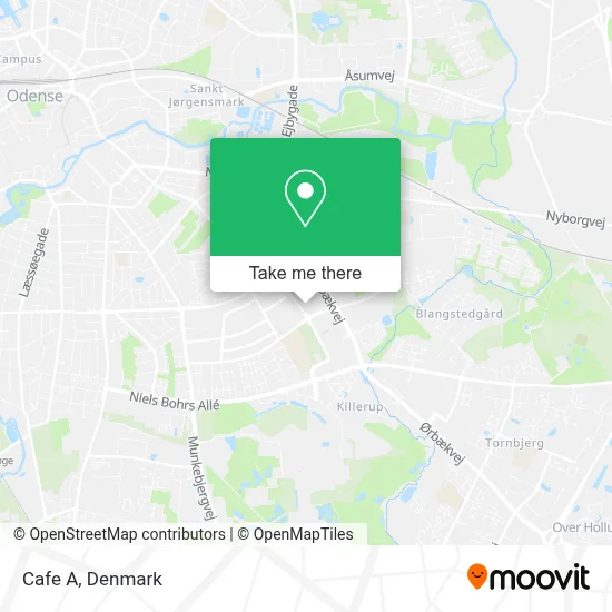 Cafe A map