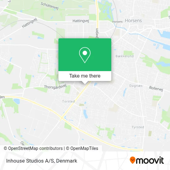 Inhouse Studios A/S map