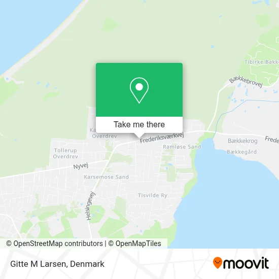 Gitte M Larsen map