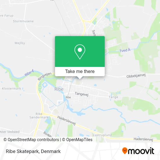 Ribe Skatepark map