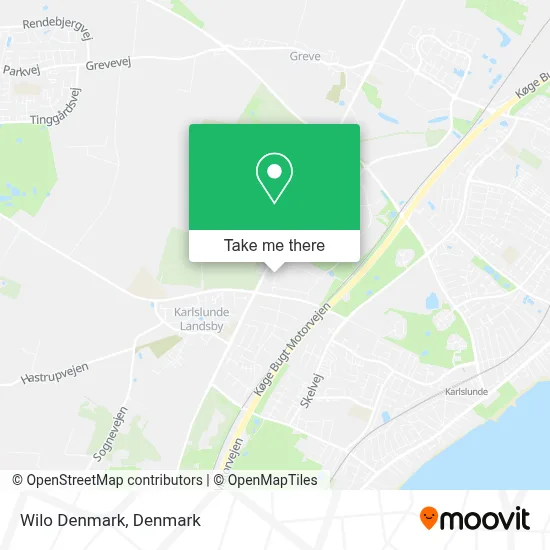Wilo Denmark map